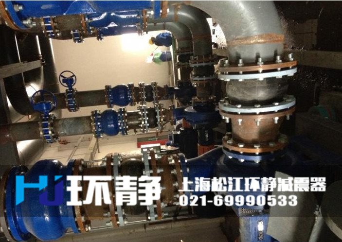 DN200<a href=http://www.duwenxiang.com target=_blank class=infotextkey>橡膠軟接頭</a>安裝實(shí)圖